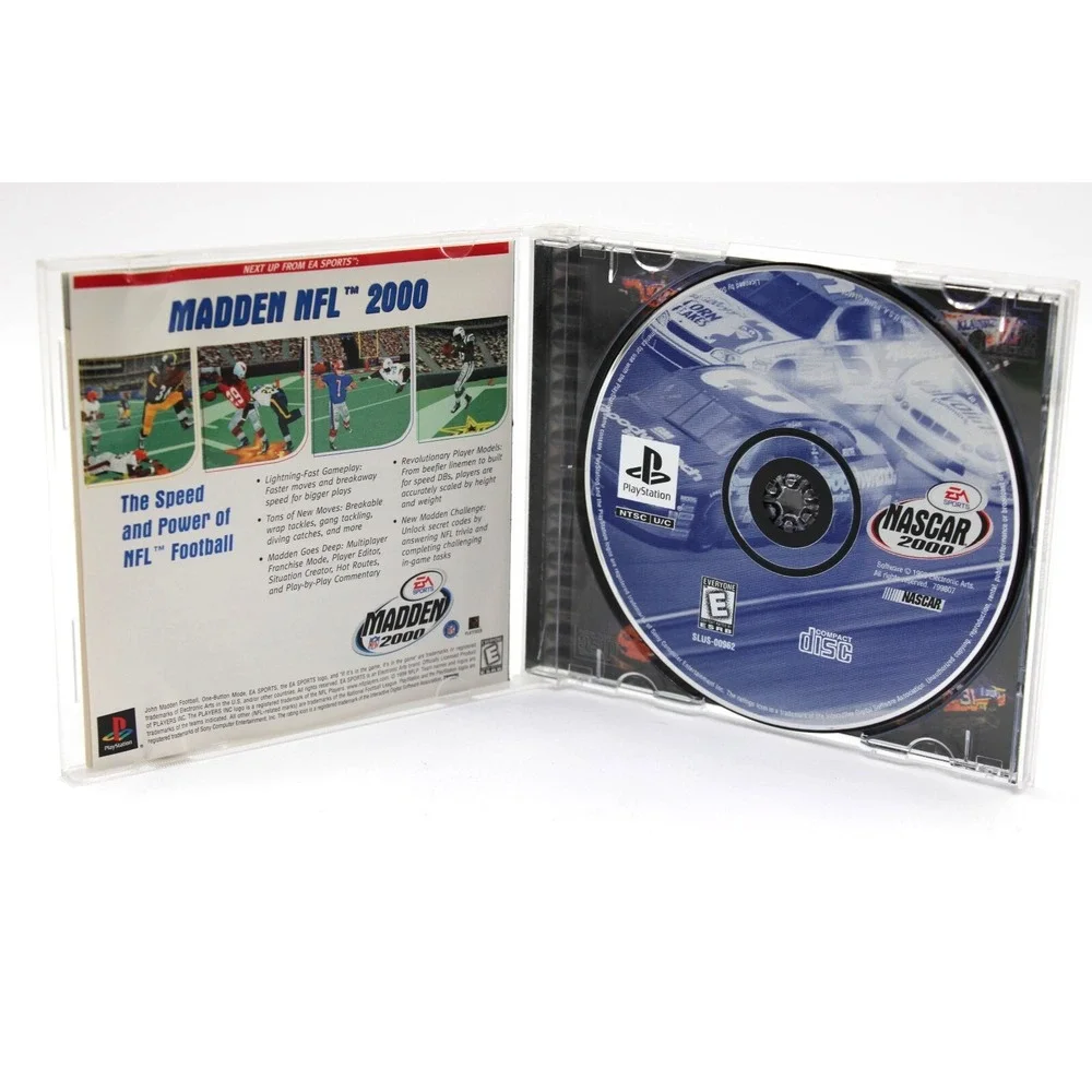 EA Sports NASCAR 2000 Sony PlayStation 1 CIB Complete With Manual + Reg PS1 PSX‎